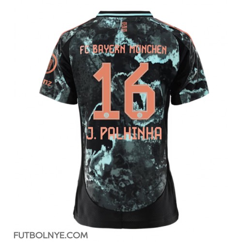 Camiseta Bayern Munich Joao Palhinha #16 Visitante Equipación para mujer 2024-25 manga corta